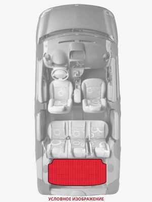 ЭВА коврики «Queen Lux» багажник для Volkswagen CrossPolo